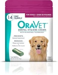 Oravet Dental Chews For Dogs, Oral Care And 14 Count (pack Of 1), Green. Fixed Price $48.46.