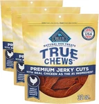 (3 Pack)blue Buffalo True Chews Premium Jerky Cuts Chicken Dog TREATS,32OZ. Fixed Price $86.99.