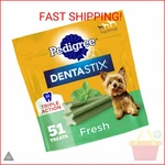 Pedigree Dentastix Dental Chews For Dogs, Small And Toy Breed Treats, Fresh. Fixed Price $13.54.