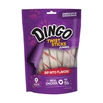 Chews Rawhide Jumbo Twist Sticks Real Chicken 9 Count Dingo Dogs Treats. Fixed Price $28.99.