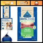Natural Dental Chews For Dogs - Mini Bones, 12OZ Bag, Fresh Breath & Oral. Fixed Price $23.99.