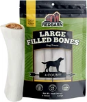 Large Filled Dog Bones, Cheese & Bacon Flavor - Long Lasting Stuffed Femur Chew. Fixed Price $50.99.