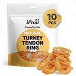 Ipaw 10 Pcs Value Pack Turkey Tendons For Dogs, Single Protein, (bag). Fixed Price $29.82.