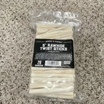 Bones & Chews 5" Rawhide Twist Sticks Beefhide Dog 28OZ. Fixed Price $10.00.