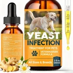Dog Yeast Infection Treatment Ear Drops Natural Itchy Skin Relief Cat Pet 60ML. Fixed Price $13.65.