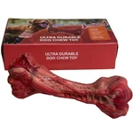 Dog Pet Toys For Aggressive Chewers Natural Rubber Medium Beef Flavor Bone. Fixed Price $15.99.