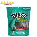 Dingo Tartar Breath Dental Spirals For All Dogs 15 Count Brand New. Fixed Price $15.99.