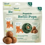Woof Pupsicle Refill Pops, Delicious Long Lasting Dog 20 Count (pack 1). Fixed Price $40.76.