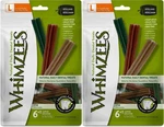Whimzees 2 Pack Of Stix Grain-free Dental Dog Treats, 7 Large Chews Each. Fixed Price $52.09.