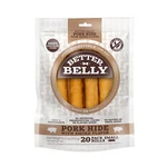 Better Belly Highly Digestible Pork Hide Rolls 20 Count Dog Chews 2X Faster. Fixed Price $20.99.