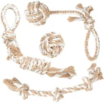 Fida Dog Toys 4 Pack, Puppy Teething Sturdy Cotton Chew Tug Ropes Indoor.... Fixed Price $33.59.