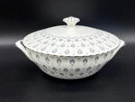 Paragon Regency Print Covered Veggie Serving Bowl Bone China England. Fixed Price $173.28.