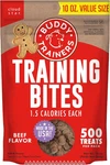 Trainers Training Bites Soft & Chewy Dog Treats, Beef, 10 Oz. Bag. Fixed Price $12.63.