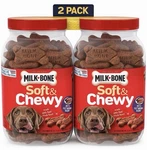 2 Pack Milk-bone Soft & Chewy Beef Filet Mignon Recipe Dog Snacks 37 Oz Each. Fixed Price $39.99.