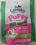 Greenies Natural Dental Puppy Treats Teenie Size, Chicken Flavor, 6 Oz Pack (22. Fixed Price $7.00.