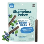 Shameless Pets Blueberry Mint Dental Sticks For Dogs 7.2OZ Pack Of 1. Fixed Price $11.00.
