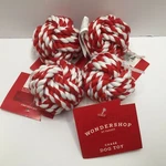 Wondershop Braided Ball Dog Toy Chew Red Set 4. Fixed Price $19.99.