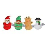 Midlee Mini Plush Christmas Dog Toys- Set Of 4- Elf Reindeer 4", Multicolored. Fixed Price $30.99.