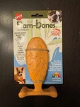 New Spot Bam-bones Bambones Bamboo 5.5" Salmon Fish Durable Dog Chew Toy. Fixed Price $15.00.
