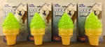 Pup Ice Cream Cones Cooling Toy (4 Pack) Large, Green, New A2. Fixed Price $12.99.