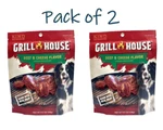 Grill House Beef & Cheese Flavor Dog Treats, 4.5-OZ Pack Of 2. Fixed Price $21.99.