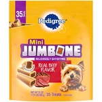 Pedigree Mini Jumbone Beef Flavor, Small Dog Treats, 21 Oz. Bag. Fixed Price $13.47.