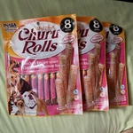 Inaba Churu Rolls Dog Treat Chicken With Salmon Recipe 16 .42OZ Tubes. Fixed Price $27.89.