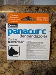 Panacur Canine Dewormer Dogs Gram Each Packet Treats 40 Lbs. Fixed Price $11.00.