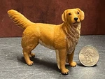 Dollhouse Miniature Pet Dog Golden Retriever Animals 1:12 One Inch Scale F84. Fixed Price $14.99.