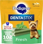 Pedigree Dentastix Dental Chews For Dogs, Small And Toy Breed Treats, Fresh. Fixed Price $25.90.