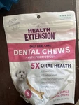 Health Extension Fresh Breath Dental Bones, 14-PACK Exp 5/27. Fixed Price $19.00.