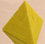 Pyramid Storage Box Desktop Display Coin Saving Piggy Bank Science Space Gift. Fixed Price $12.43.