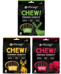 (3 Pack) Etta Says! Premium Crunchy Dog Chews Variety Elk/venison/buffalo. Fixed Price $20.99.