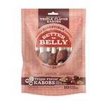 Triple Flavor Dog Chews 10 Longlasting Kabobs With Chicken, Pork, Beef. Fixed Price $21.95.