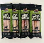Redbarn Naturals Premium 7" Bully Sticks Dog Chew Bundle New 4 Packages. Fixed Price $28.00.