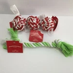 Wondershop Braided Rope Ball Tug Pull Dog Toy Chew Set Red. Fixed Price $19.99.
