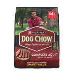 Purina Chow Complete Adult Dry Food For Dogs, Beef Flavor, 44 Lb. Fixed Price $24.84.