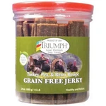 Triumph Grain Free Jerky Dog Treats 24 Oz, Turkey/pea/berr By Buttons And Bows. Fixed Price $21.30.