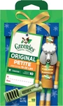 50 Greenies Petite Dental Dog Chew Holiday Treats Boxes 10 Pack. Fixed Price $50.00.