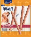 Dog, Vitakraft Treaties Smoked Chicken With Sweet Potato Grab-n-go Treats. Fixed Price $15.98.