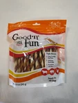 Good'n'fun Triple Flavored Rawhide Twists For Dogs, 35 Count. Fixed Price $9.99.
