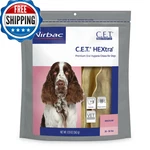 Virbac C.e.t. Hextra Premium Oral Hygiene For Dogs 26-50 Lbs. 90616. Fixed Price $64.65.