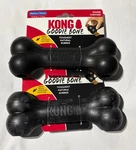 2 Kong Extreme Goodie Bone Durable Medium Black Dog Treat Toy Power Chewers New. Fixed Price $19.99.