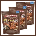 120 Dreambone Mini Chicken Wrapped Chews Dog Treats W/peanut Butter 3 40CT Bags. Fixed Price $69.99.