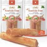 Luvchew Premium Treats Chicken Retriever Rolls For Large Dogs, Rawhi.... Fixed Price $47.51.