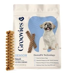 Groovies Senior Dog Dental Chews 12OZ Small 43CT. Fixed Price $22.29.