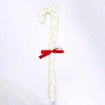 Natural Rawhide Braided Candy Cane Beefhide Dog Boots & Barkley - 5.3OZ. Fixed Price $9.60.