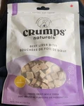 Crumps Naturals Beef Liver Bites Dog Treats 2.5 Oz New Best By May 2027. Fixed Price $12.00.