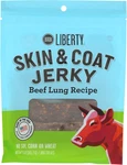 Liberty Skin & Coat Support Beef Lung Recipe Dog TREATS,5 Oz-usa Made Grain Free. Fixed Price $15.99.