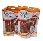 2 Pack Good'n'fun P-94130 Triple Flavor Wings Dog Chews Snacks 4OZ. Fixed Price $15.99.